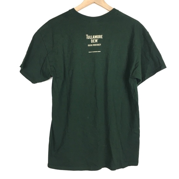 TULLAMORE DEW Irish T Shirt Whiskey Graphic Tee Logo Spellout Short Sleeve Large - Picture 4 of 8